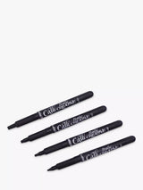 John Lewis Manuscript Metallic Callicreative Italic Markers Pack of 6- Buy online at McGrocer