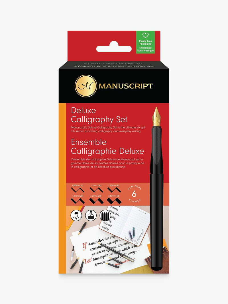 Manuscript Deluxe Calligraphy Set 13-piece - British product