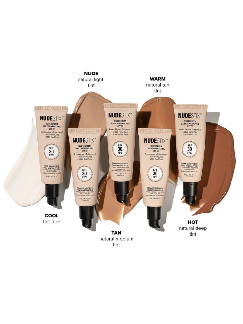 Nudestix Nudescreen Daily Mineral Veil SPF 30 50ml, imported from the UK