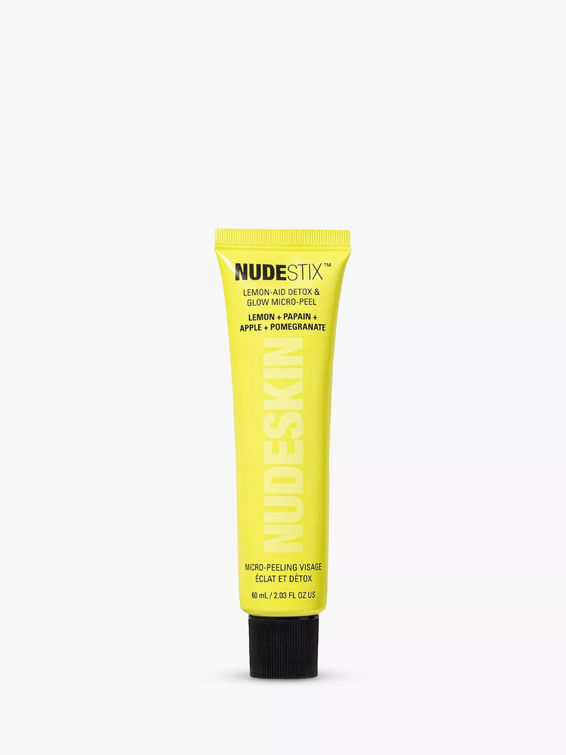 Nudestix Nudeskin Lemon Aid Micro-Peel 60ml exfoliator, imported from the UK
