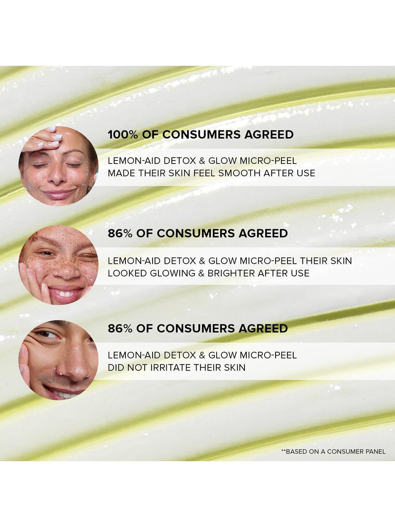 Nudestix Nudeskin Lemon Aid Micro-Peel 60ml exfoliator, imported from the UK