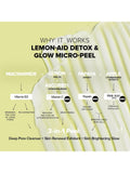 Nudestix Nudeskin Lemon Aid Micro-Peel 60ml exfoliator, imported from the UK