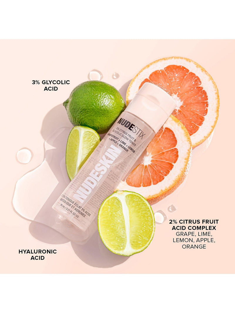 Nudestix Nudeskin glycolic glow toner 95ml (British brand)