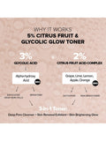 Nudestix Nudeskin glycolic glow toner 95ml (British brand)