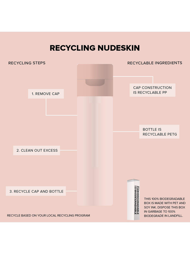 Nudestix Nudeskin glycolic glow toner 95ml (British brand)