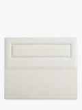 Vispring Juliet upholstered headboard double, imported from the UK