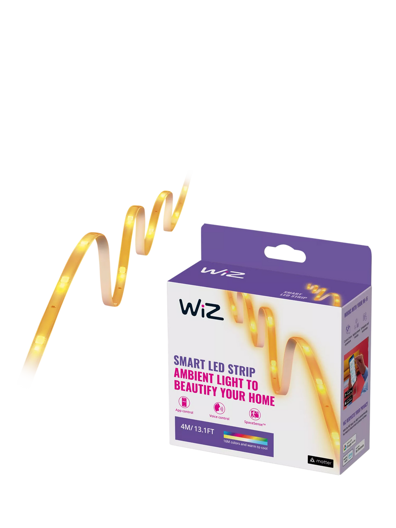 WiZ smart LED strip colour changing 4m (British brand)