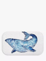 John Lewis BlissHome Creatures Whale In-Bath Mat Blue Bath Mat- Buy online at McGrocer