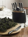 Robert Welch Signature knife block set with sharpener (British brand)