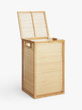 John Lewis bamboo laundry basket natural, imported from the UK