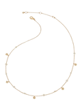 Astley Clarke white sapphire station necklace gold vermeil, UK version