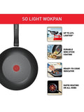 Tefal So Light induction non-stick wok 28cm (British brand)