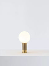 John Lewis John Lewis Monty Rechargeable LED Table Lamp Antique Brass- Buy online at McGrocer