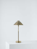 John Lewis Talbot rechargeable LED table lamp brass, imported from the UK
