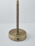 John Lewis Talbot rechargeable LED table lamp brass, imported from the UK