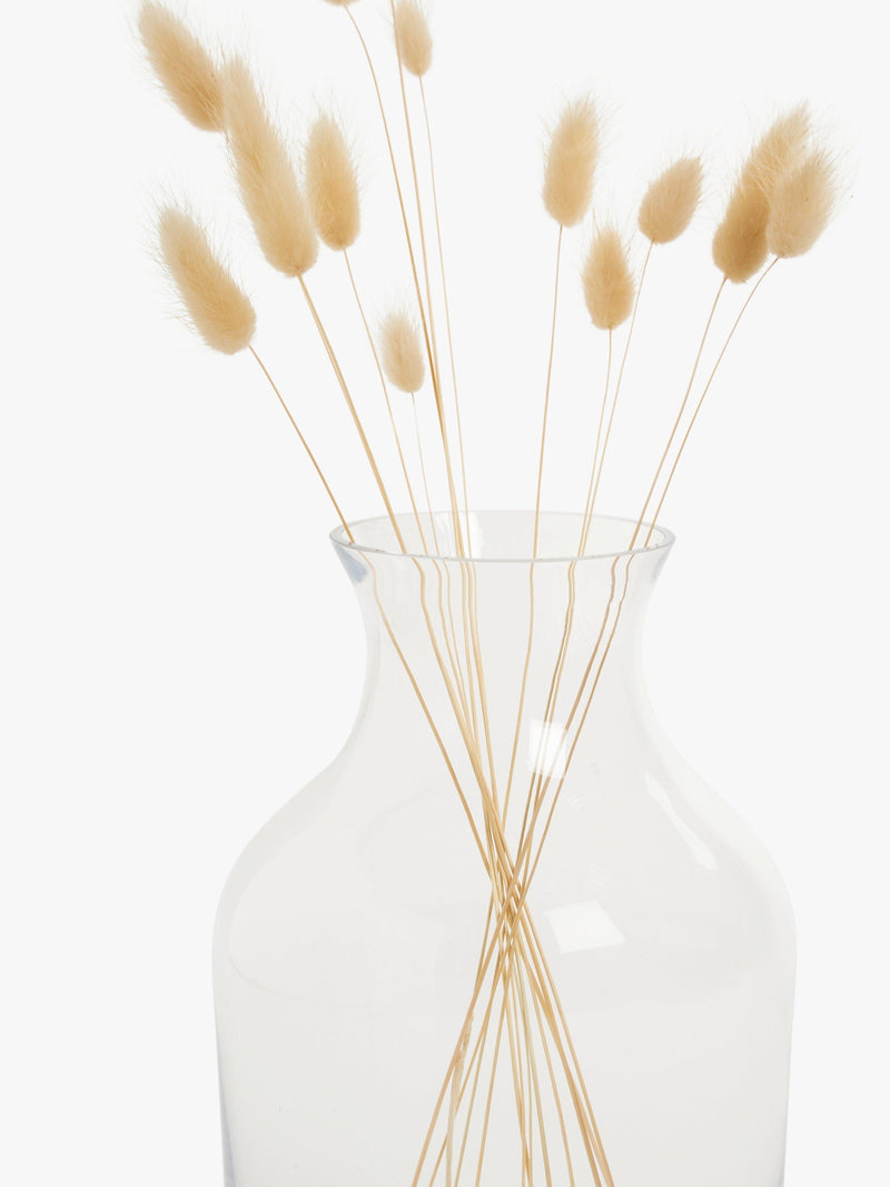 John Lewis clear glass plump posy vase 20.5cm, UK version