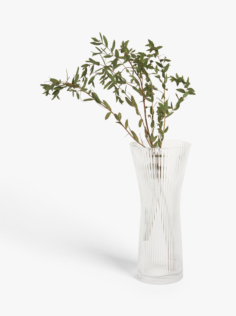 John Lewis ribbed hourglass vase 25cm, UK version