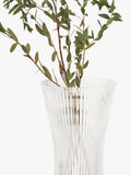 John Lewis ribbed hourglass vase 25cm, UK version