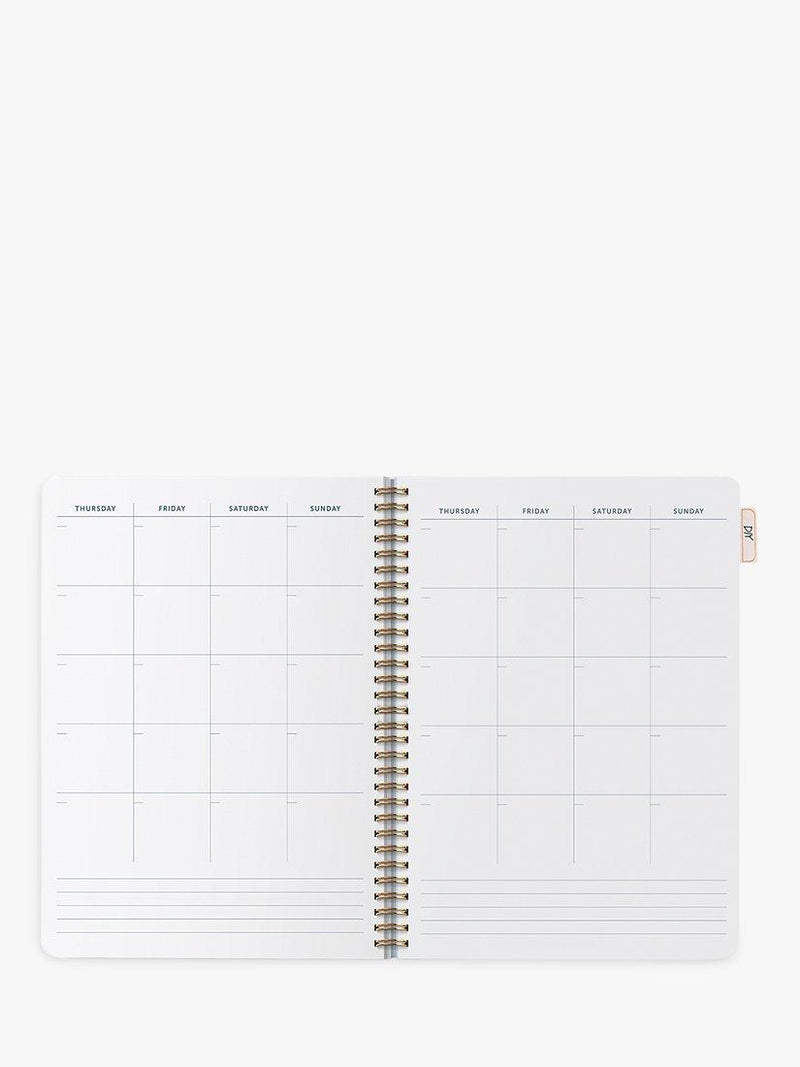 Busy B Stripes notebook blue spiral bound, UK version