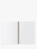Busy B Stripes notebook blue spiral bound, UK version