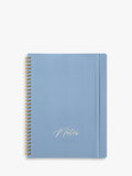 Busy B Stripes notebook blue spiral bound, UK version