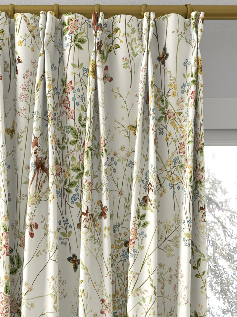Disney Home x Sanderson Bambi curtains Sugared Almonds pattern, imported from the UK