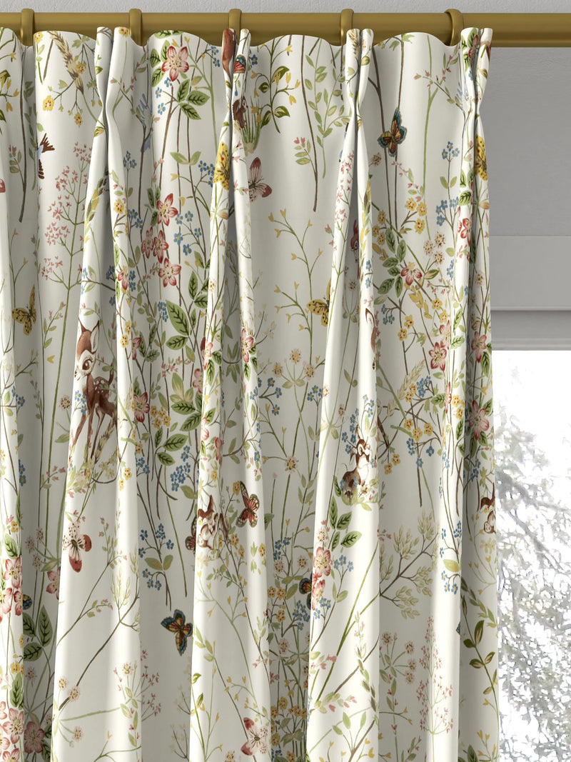 Disney Home x Sanderson Bambi curtains Sugared Almonds pattern, imported from the UK