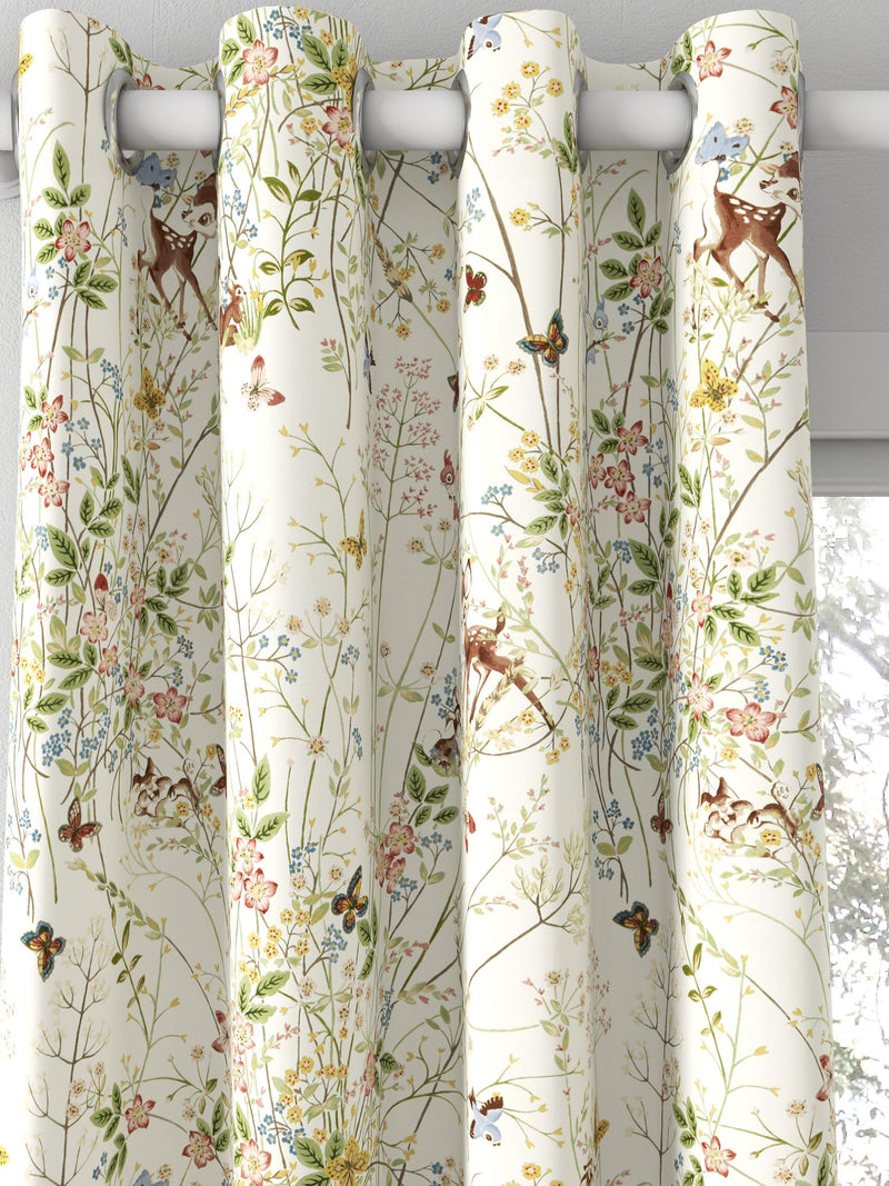 Disney Home x Sanderson Bambi curtains Sugared Almonds pattern, imported from the UK