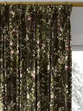 Disney Home x Sanderson Bambi print curtain fabric chocolate 139cm - British product