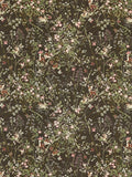 Disney Home x Sanderson Bambi print curtain fabric chocolate 139cm - British product