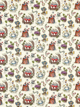 John Lewis Disney Home x Sanderson Alice in Wonderland Hundreds & Thousands Made to Measure Curtains or Roman Blind- Buy online at McGrocer