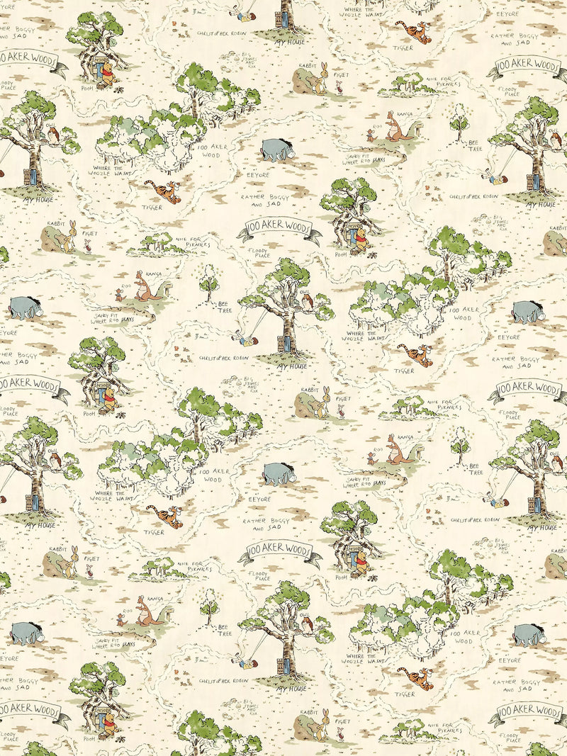 Disney Home Sanderson Hundred Acre Wood curtains - British product
