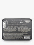 Gentlemen's Hardware gardening hand care kit with nail brush, soap, and balm, UK version