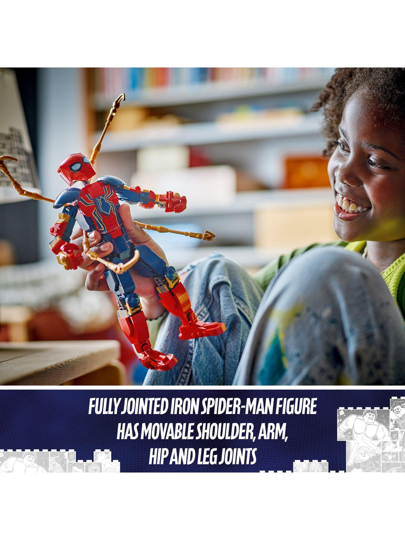 LEGO Marvel Iron Spider-Man 76298 set, UK version