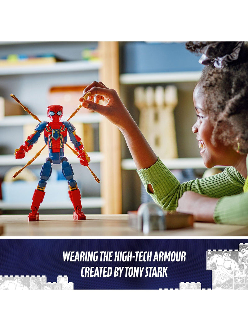 LEGO Marvel Iron Spider-Man 76298 set, UK version