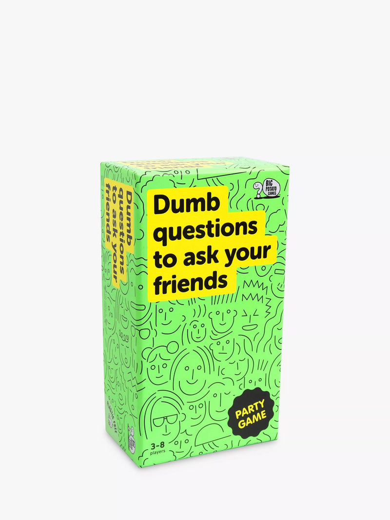 Big Potato Dumb Questions party game, imported from the UK