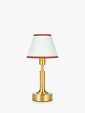 John Lewis Baily rechargeable portable brass table lamp, UK version