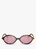 Miu Miu oval sunglasses Honey Havana Pink - British product