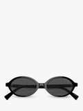Miu Miu women's oval sunglasses black - imported from the UK