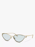 Tiffany & Co cat's eye sunglasses pale gold, imported from the UK