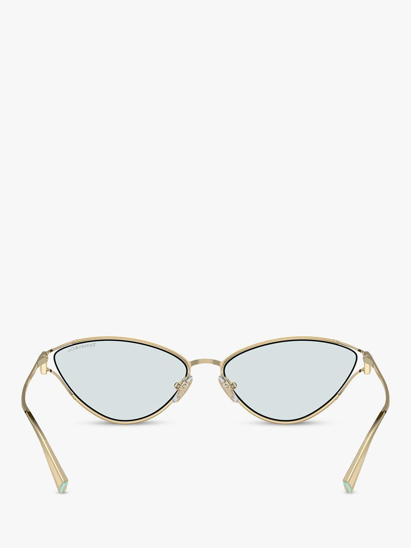 Tiffany & Co cat's eye sunglasses pale gold, imported from the UK