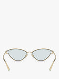Tiffany & Co cat's eye sunglasses pale gold, imported from the UK