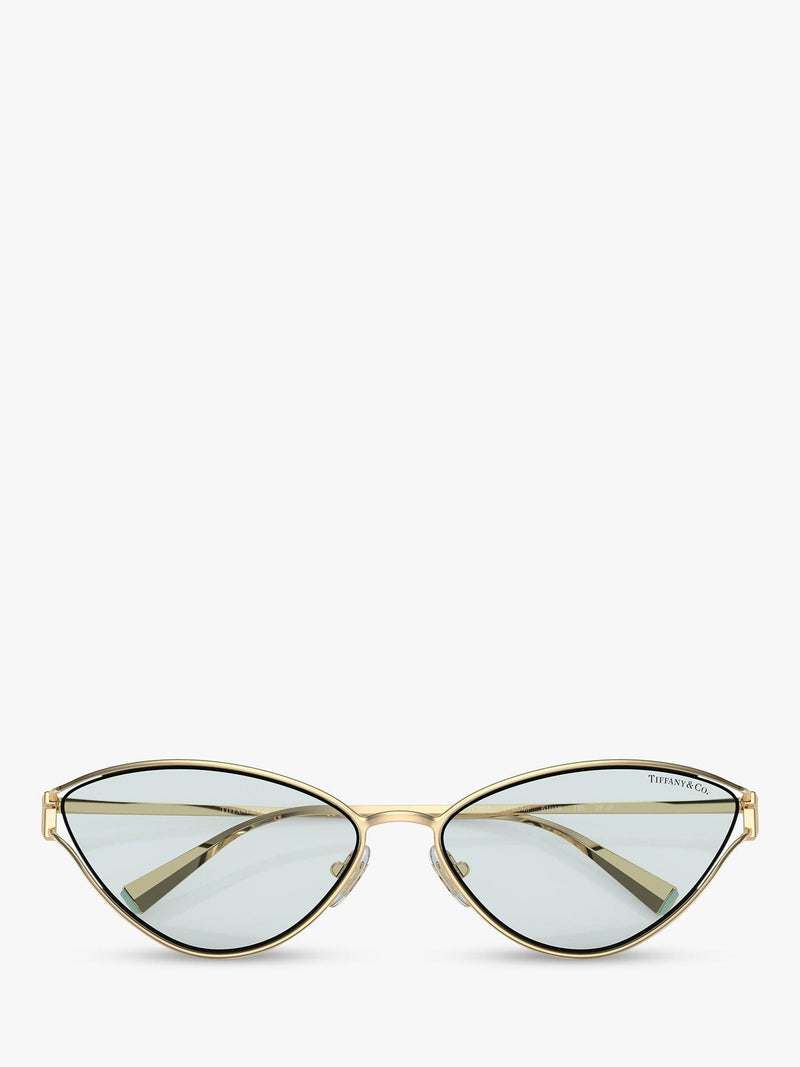 Tiffany & Co cat's eye sunglasses pale gold, imported from the UK