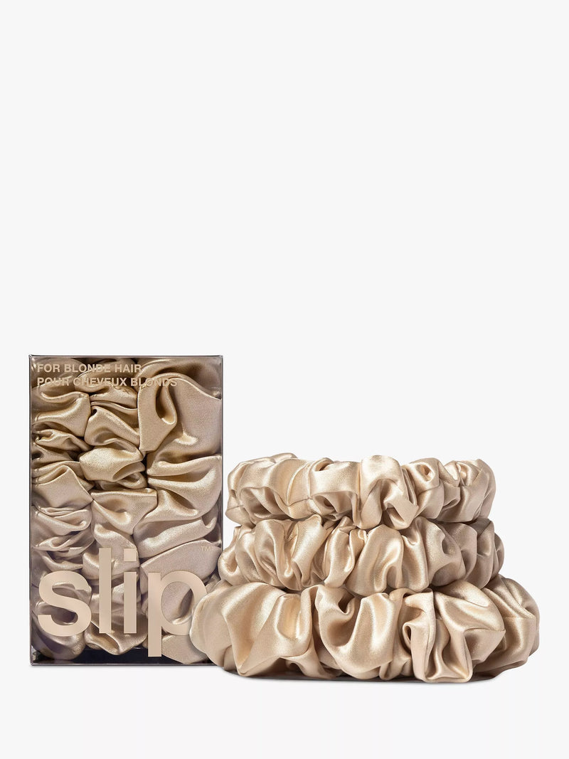 Slip Reine Seide Gemischte Scrunchies