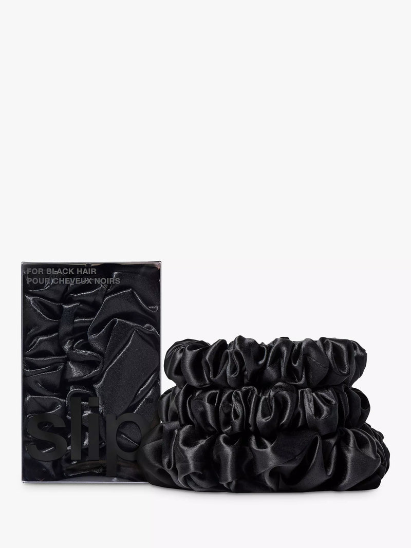 Slip Pure Silk Assorted Scrunchies Set mit 3 Stück, importiert aus dem Vereinigten Königreich