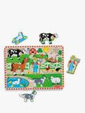 Melissa & Doug Old MacDonald farm sounds puzzle for toddlers - British product