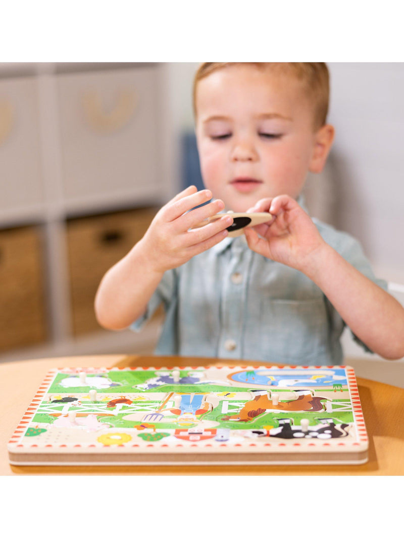Melissa & Doug Old MacDonald farm sounds puzzle for toddlers - British product