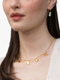 Dower & Hall freshwater pearl drop earrings 2.7cm, imported from the UK