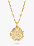 Dower & Hall Men's Tree of Life Talisman Pendant Necklace