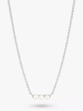 Dower & Hall silver pearl pendant necklace 46cm chain - British product